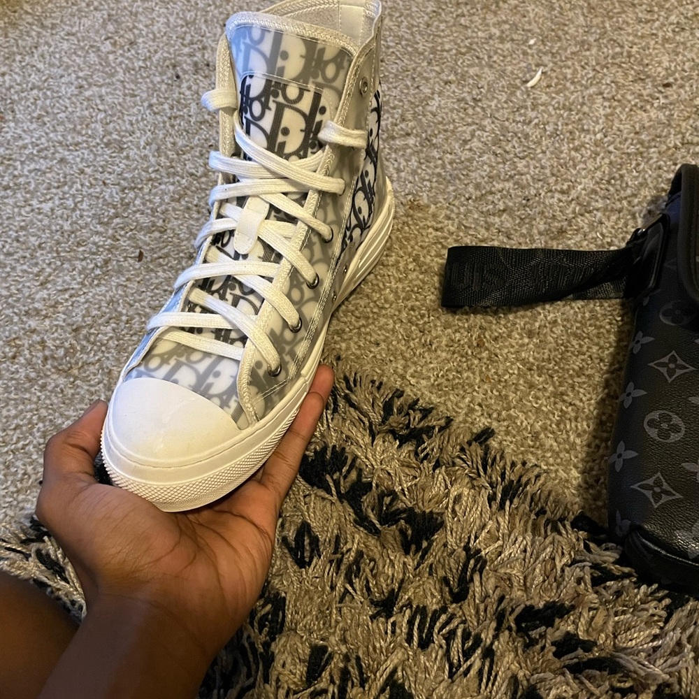 Dior high top shoe